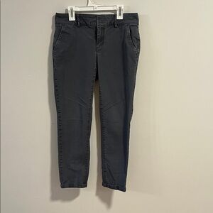 LOFT Charcoal Gray Trousers